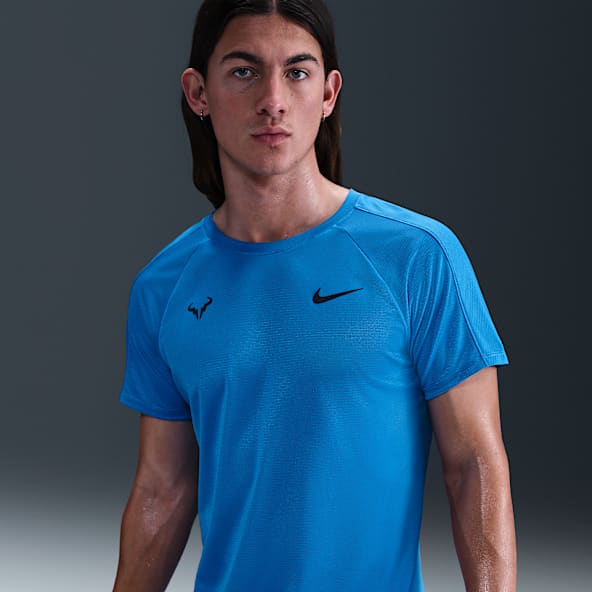 Nike Rafa Challenger Men's Tennis Top Blue